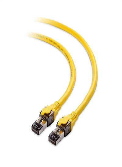 Buy CAT8 Cable SFTP Shielded Ethernet Wire Supports Bandwidth up to 2GHz 2000MHz Snagless Gold RJ45 Connections in UAE