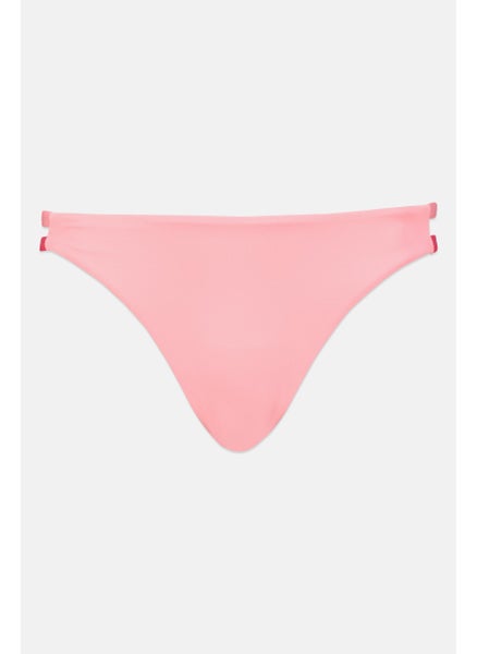 Buy Women Plain Bikini Bottom, Pink in UAE