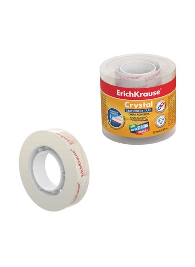 اشتري Pack of 4 Stationery tape Crystal, highly transparent, 12mmx33m (shrink 4 pcs) في الامارات