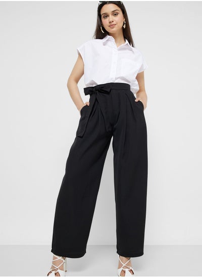 Buy Comfort Pants With Waist Tie Up in UAE