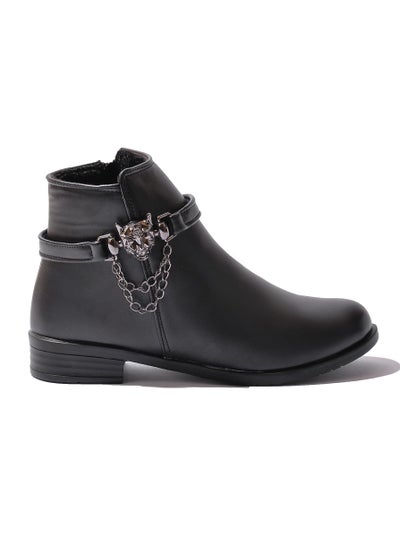 Buy Ankle Boots G-22 Leather - Black in Egypt