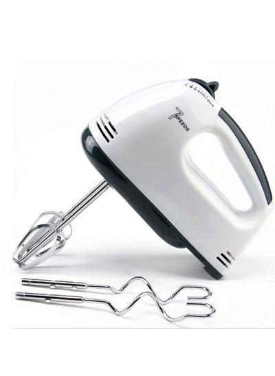 اشتري 7 Speed Manual Electric Handheld Mixer  white في السعودية