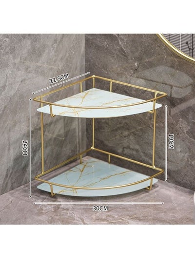 Buy Skin Care Product and Toiletries Marble Storage Rack in UAE