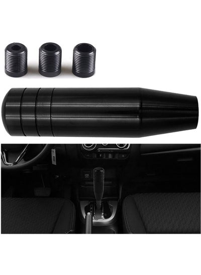 Buy Heavy Weighted Shift Knob, 5 Inch Aluminum Shifter Handle with Adapters, Fits Most Manual & Buttonless Automatic Transmissions with 3 Adapters in UAE