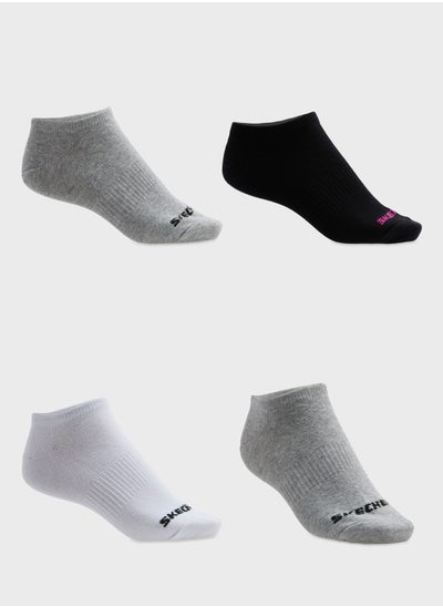 Buy 3 Pack Non Terry No Show Socks in Saudi Arabia