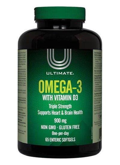 Buy Omega-3 900Mg + Vitamin D3 Cap 65'S in UAE