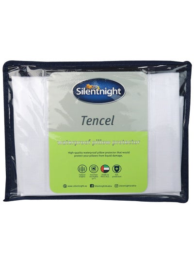 اشتري Tencel Waterproof Pillow Protector Pair في الامارات