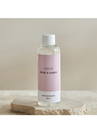 اشتري Crede Rose and Suede Reed Diffuser Oil Refiller 200 ml في الامارات