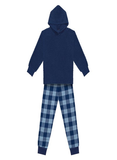 Buy 1 Pack Boys Greentreat Recycled Fleece Hoodie and Cuffed Trouser in UAE