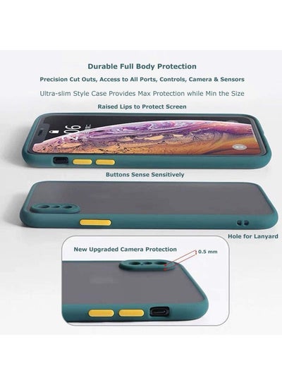 Buy iPhone XS Max Case, Protective Back Cover Case for iPhone Xs max 6.5" Green in Saudi Arabia