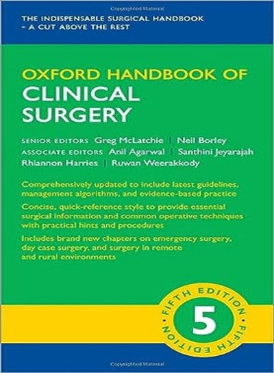 Buy Oxford Handbook Of Clinical Surgery in UAE