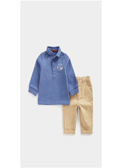 اشتري Polo Sweat Top and Chinos Set في السعودية