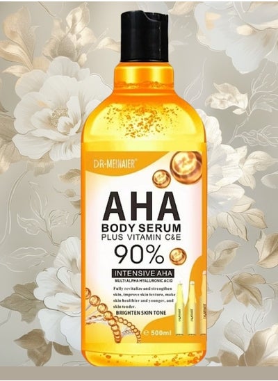 Buy DR-MEINAIER AHA Body Serum Plus Vitamin C&E 90% 500ml in Saudi Arabia