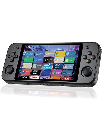 اشتري RG552 Handheld Game Console , RK3399 Chip Dual OS Linux , Android System Support HDMI / WIFI Online Games Built-in 64G SD Card 2500 Classic Games (Black) في الامارات