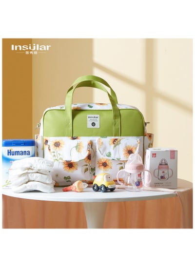 Buy Floral Printed Baby Diaper Handbag in UAE