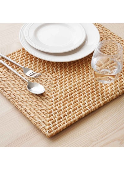 اشتري Natura Rattan Rectangle Placemat 48X35.5X1cm - Natural في الامارات