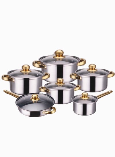 Buy 6 PCS Stainless Steel Cookware in UAE