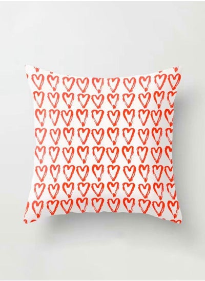 Buy Decorative Throw Pillow Cover 45 x 45 cm R2 in UAE