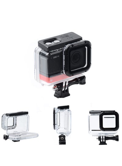 اشتري For Insta360 ONE RS 4K Waterproof Case Camera Diving Case Depth Waterproof 60m Accessories for 4K Version في السعودية