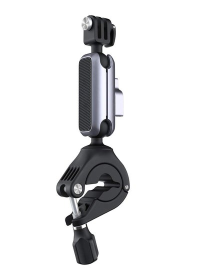 اشتري Adjustable Handlebar Mount for DJI Action 2, GoPro Hero 10/7/8/9, OSMO Action, Pocket 2, and Insta 360 - Perfect for Motorcycles and Bicycles. في الامارات