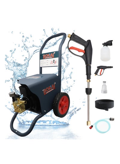 Buy Bonai 3000W Electric Car Pressure Washer Your Ultimate Cleaning Companion For home lawns parks cars bikes and everything in UAE