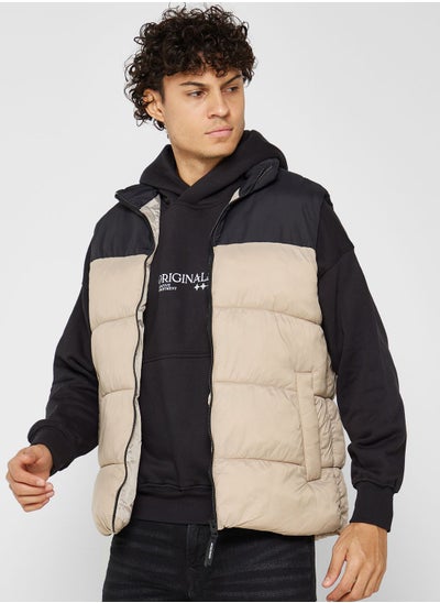 Buy Zip Through Puffer Gilet in UAE