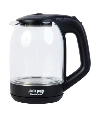 Buy Electric Glass Kettle-1.8 Liter- 1500 watts - Home Master in Saudi Arabia