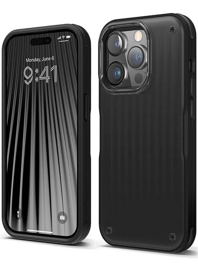 Buy Buckler for iPhone 14 Pro Case Cover - Black in UAE