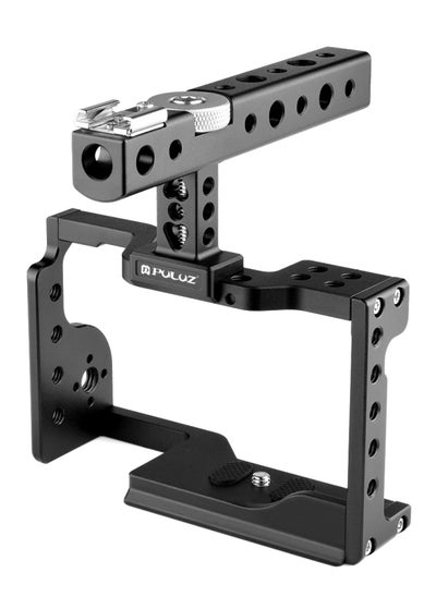 Buy PULUZ Video Camera Cage Stabilizer with Handle for Sony A6600 / ILCE-6600 in UAE