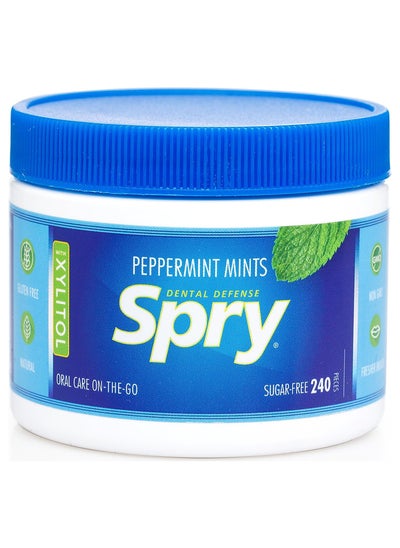 Buy Spry Natural Peppermint Xylitol Mints, 240 Count in Saudi Arabia