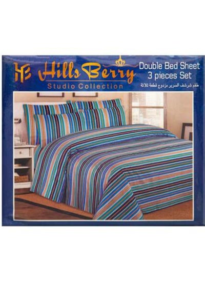 Buy Double Bed Sheet 3 Pieces Set in Saudi Arabia