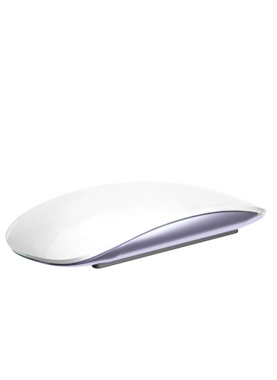 Buy Stable Lightweight Rechargeable Ergonomic Silent Wireless BT Magic Mouse For Computer Mac Phone Tablet Purple in UAE