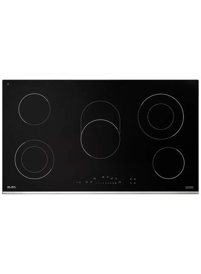 Buy Elio Electric Cooker - 90 cm - Ceramic - 5 Heating Zones (Three Doubles) - Touch Control Knobs - ITALIAN - EVC905XF in Egypt
