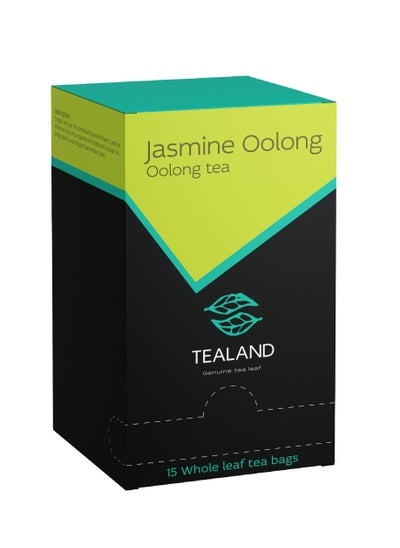 اشتري 15 Sachet Box Jasmine Oolong Malty & Rich 100% Natural Ingredients Antioxidants Rich Helps Destress - Soothing & Calming Tisane في الامارات