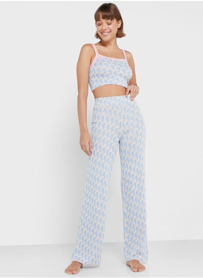 Buy High Waist Pyjama Pants in UAE