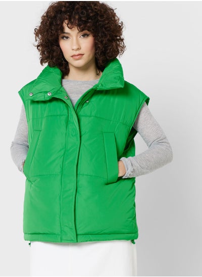 اشتري High Neck Puffer Coat في الامارات