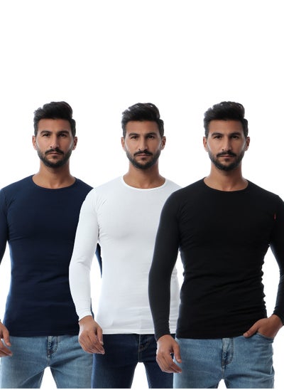 Buy Bundle Of (3)Full Sleeves Men Undershirts in Egypt