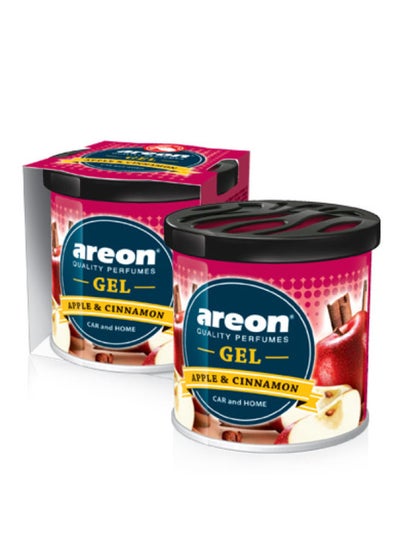 اشتري Areon Gel Can Apple & Cinnamon 80g في مصر