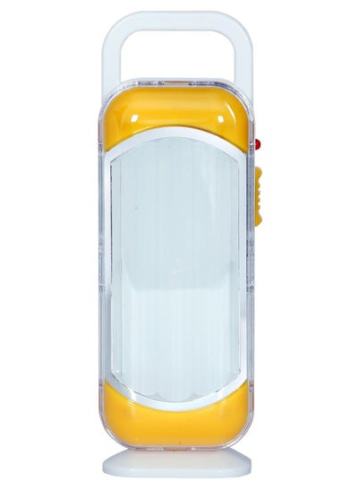 اشتري Attractive Rechargeable Emergency LED Yellow/White 8 X 8 X 20cm في السعودية