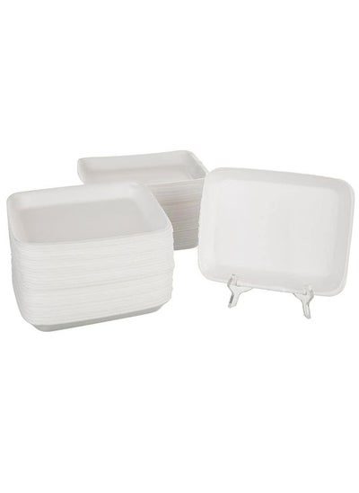 اشتري Disposable Foam Plates With Lids 25 Pcs في مصر