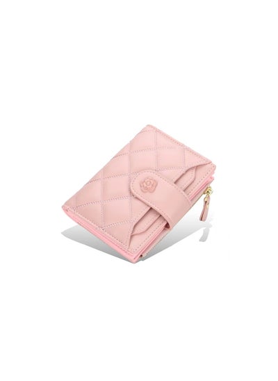 Buy Leather Wallet Pink in UAE