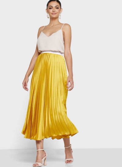 Buy Plisse High Waist Skirt in Saudi Arabia
