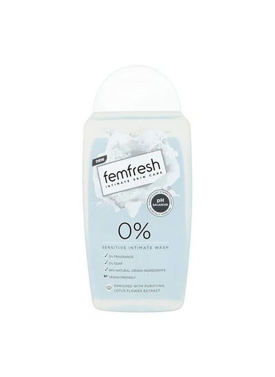 اشتري 0% Sensitive Intimate Wash PH Balanced White في الامارات