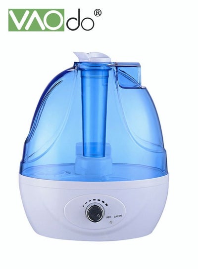 Buy Cool Mist Humidifier 2.5L Adjustable 360 Rotation Nozzle Auto-shut Off Humidifiers Water Tank Quiet Ultrasonic Humidifiers For Bedroom Large Room For Babies Nursery Whole House in UAE
