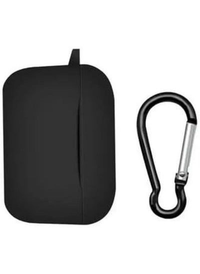 اشتري Silicone Cover Case Compatible with Anker Soundcore A20i Case Dustproof Cover Earphone Protective Cover with Carabiner (Black) في مصر