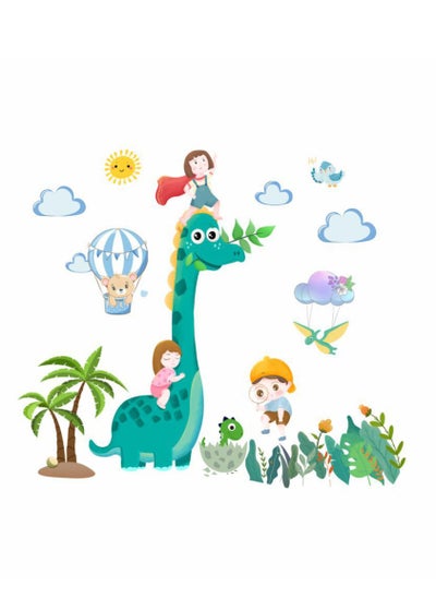 Buy Cartoon Dinosaur Wall Stickers Perfect For Kids' Bedrooms And Nurseries in UAE