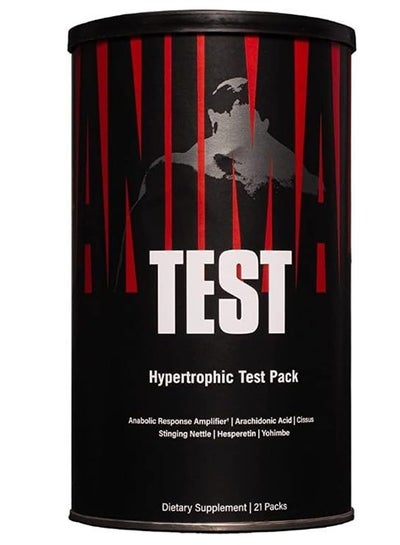 اشتري مجموعة اختبار ANIMAL Test للرجال Hypertropic تدعم نمو العضلات - 21 عبوة في الامارات