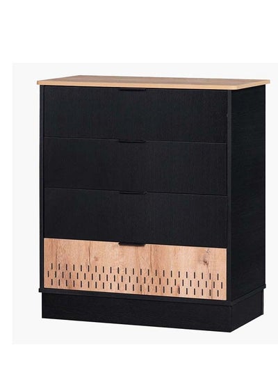 Buy Jordan 4-Drawer Dresser without Mirror 80x90.5x40 cm in UAE