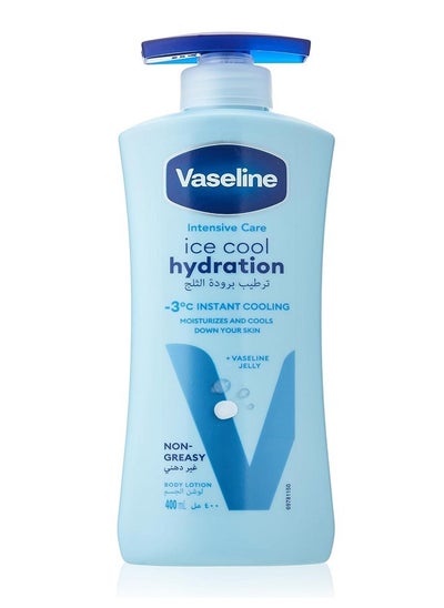 Buy Intensive Care Body Lotion Ice Cool Hydration hydrates and cools your skin down by -3 °C 400ml in Egypt