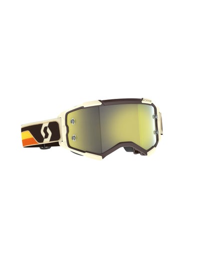 Buy SCOTT Goggle Fury deep brow n/beige yellow chrome works in UAE